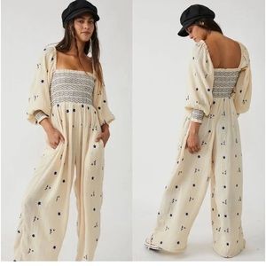 NWT Free People Dahlia Jumpsuit